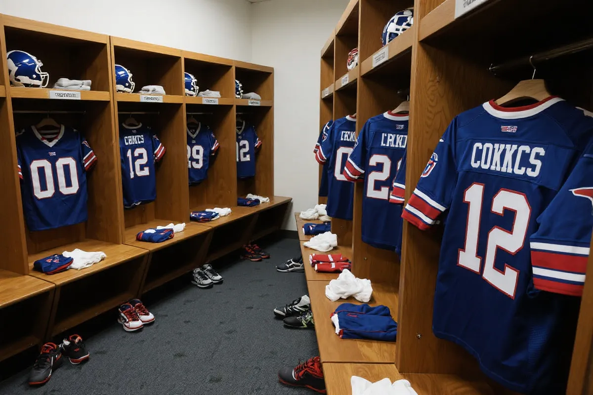 意甲球队更衣室示意图